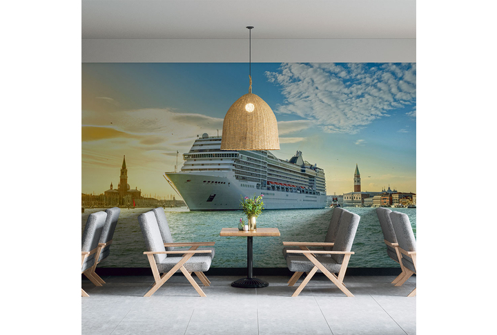 Фотообои «Круизный лайнер» в интерьере