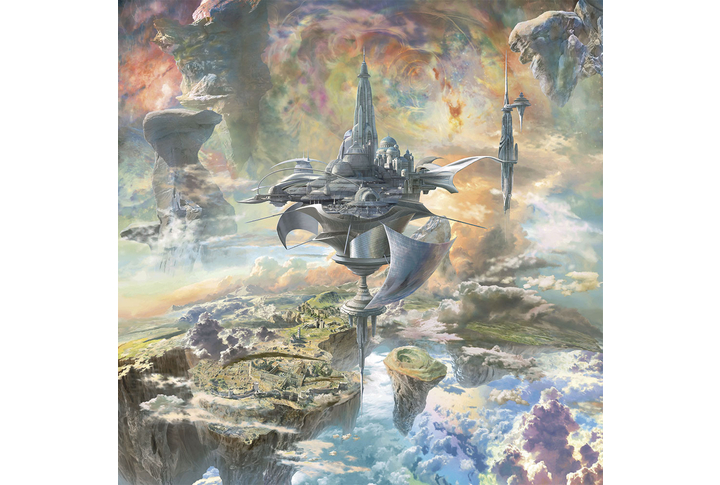 Фотообои «Космический корабль на просторах галактики»