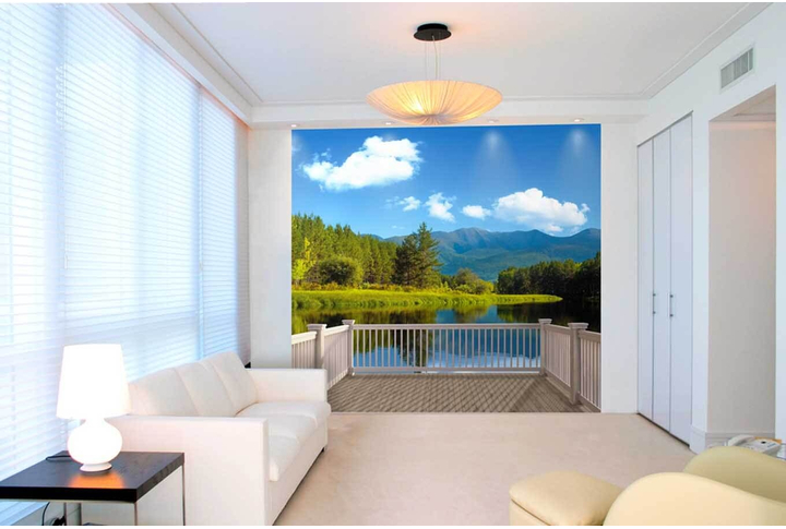 Фотообои «Летняя Веранда» в интерьере