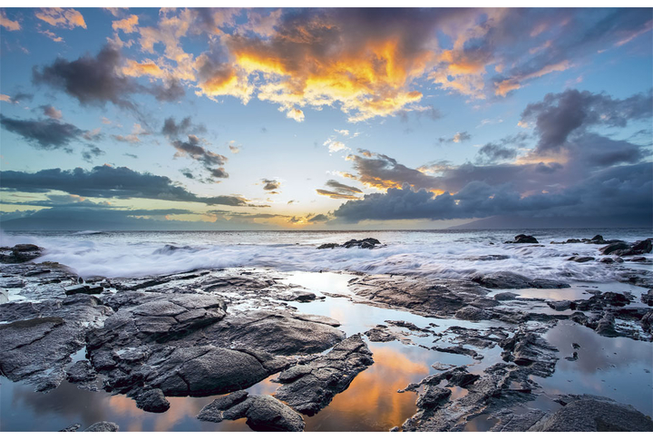 Фотообои «Морской пейзаж на закате»